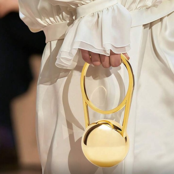 Chic Gold Designer Women's Bag Clutch